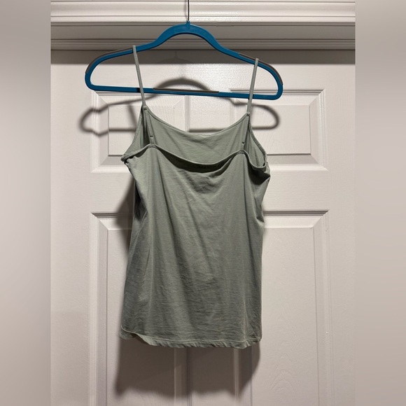 LOFT Green Camisole Top with Spaghetti Straps - Picture 2 of 3